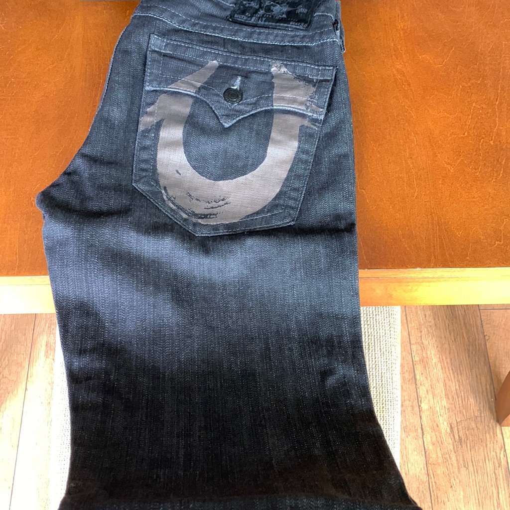 True Religion Black Billy Mens Jeans